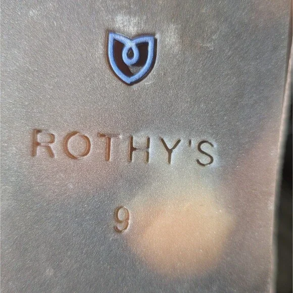 Rothy's The Square Mary Jane Flats Women's 9 Bubbly Pink Knit Washable Eco - Picture 8 of 9